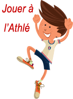 Mascotte Jouer à l'Athlé
